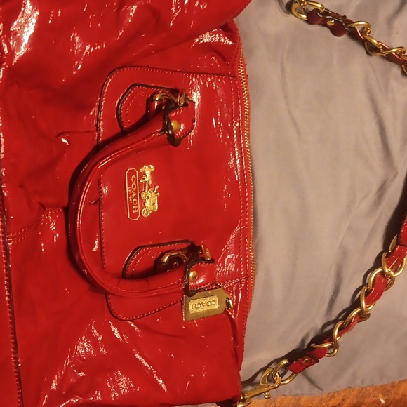 Coach Red Leather Women\'s Bag